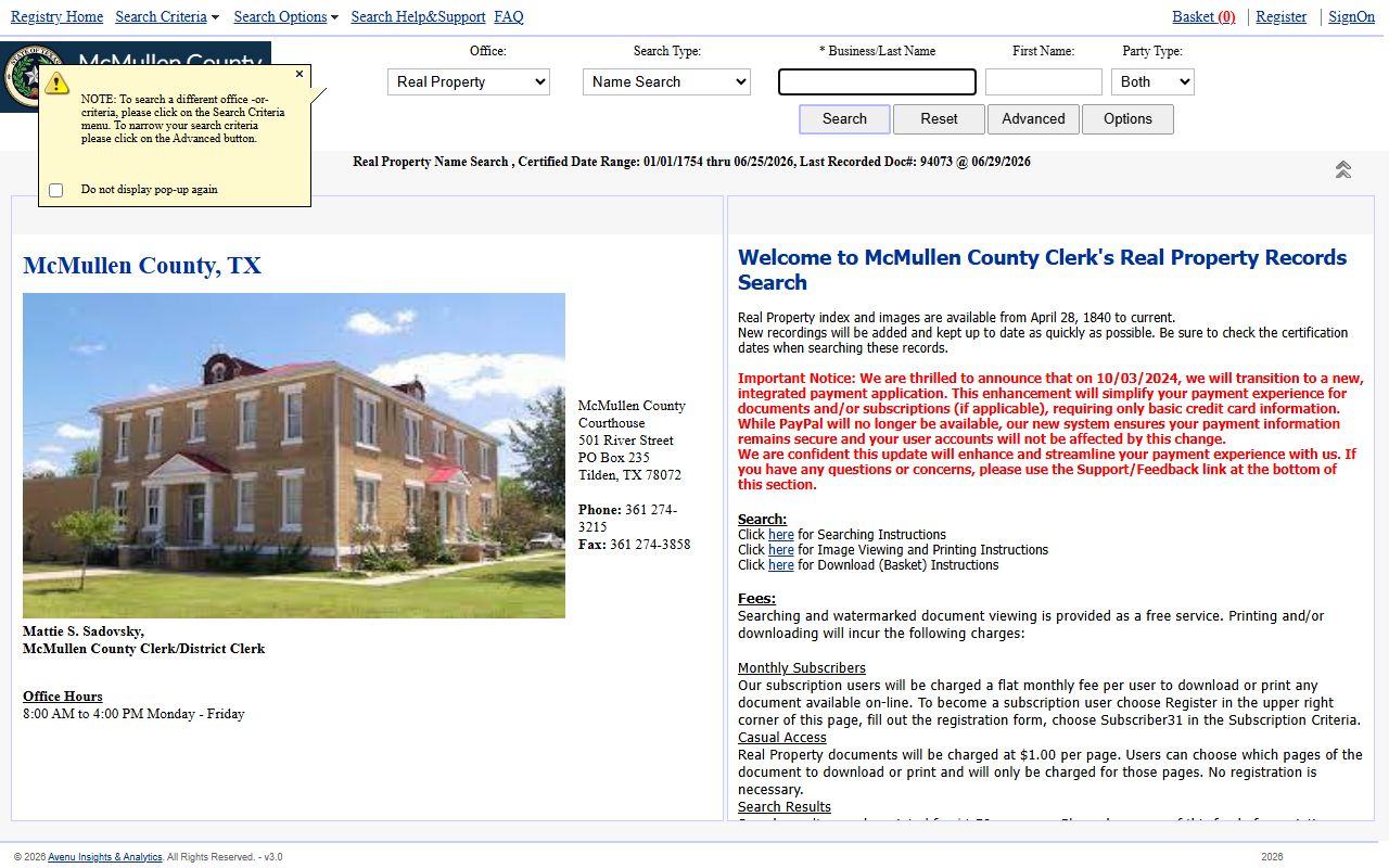 McMullen County court records after jail arrest clerk records portal