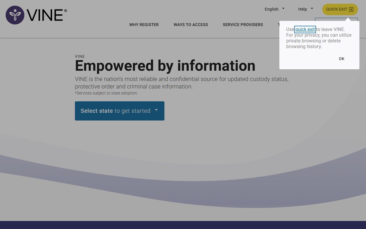 VINELink custody status lookup for Live Oak County Jail and McMullen County inmates